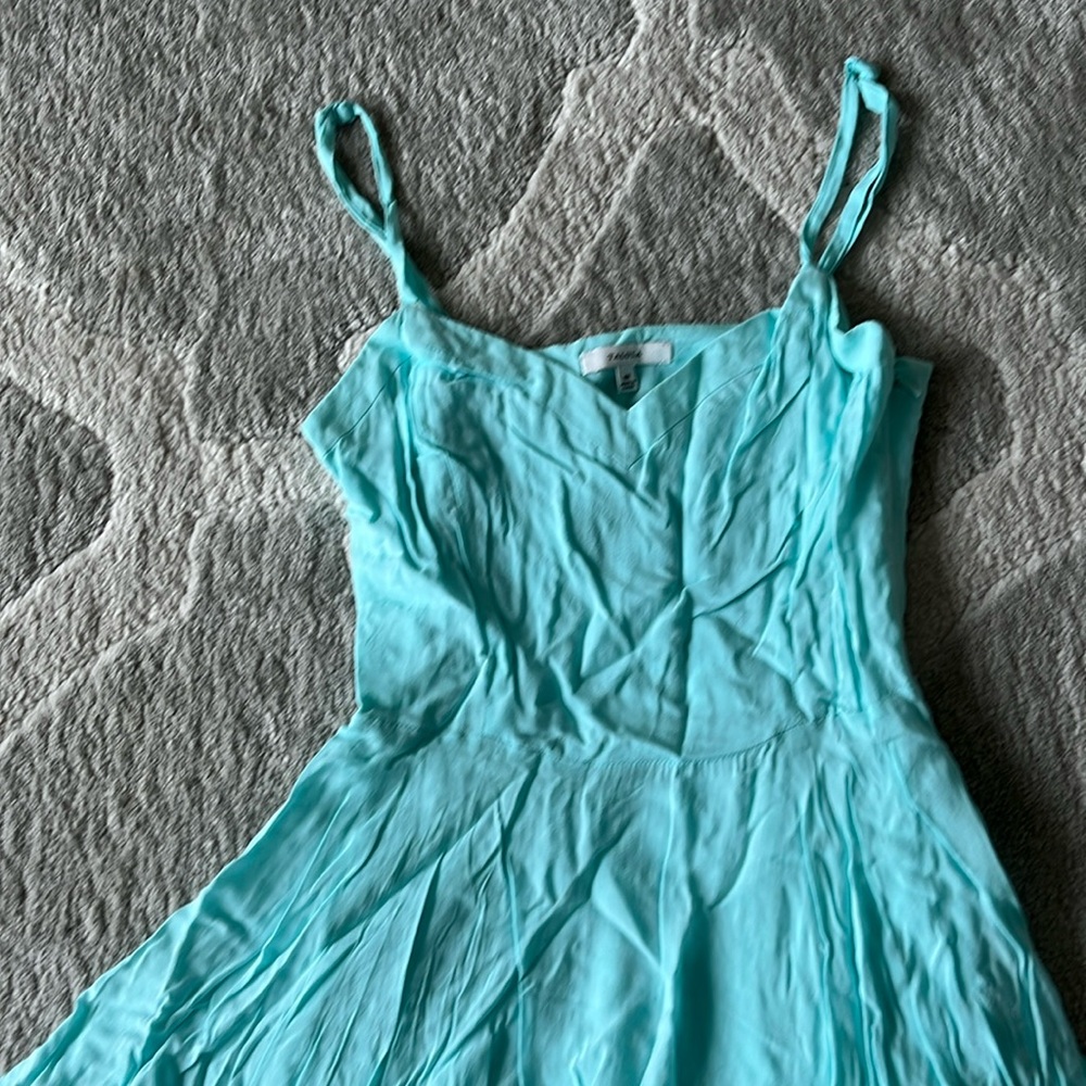 Talula Lipinski Skater Dress Size 00 Aqua
